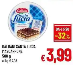 A&O Galbani santa lucia mascarpone offerta