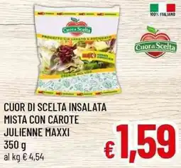 A&O Cuor di scelta insalata mista con carote julienne maxxi offerta