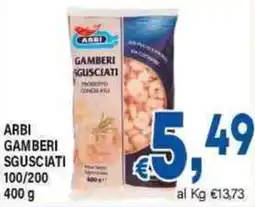 DEM Arbi gamberi sgusciati 100/200 offerta