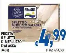 DEM Frosta 5 filetti di merluzzo d'alaska offerta