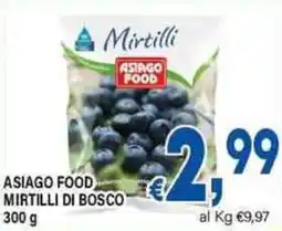 DEM Asiago food mirtilli di bosco offerta
