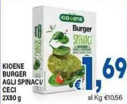 DEM Kioene burger agli spinaci/ ceci offerta
