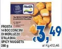 DEM Frosta 14 bocconcini di merluzzo d'alaska/ spicy nuggets offerta