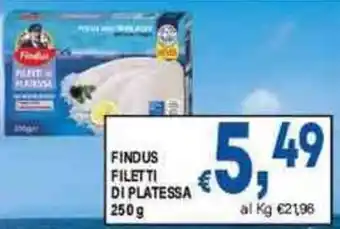 DEM Findus filetti di platessa offerta