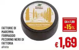 A&O Fattorie di maremma formaggio pecorino nero di fattoria offerta
