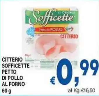DEM Citterio sofficette petto di pollo al forno offerta