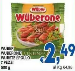DEM Wuber wuberone wurstel pollo offerta