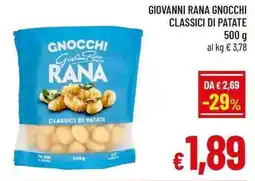 A&O Giovanni rana gnocchi classici di patate offerta