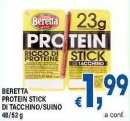 DEM Beretta protein stick di tacchino/suino offerta