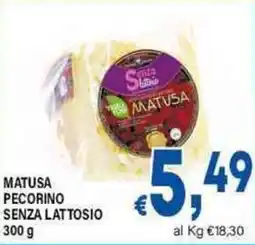 DEM Matusa pecorino senza lattosio offerta
