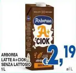 DEM Arborea latte a+ciok senza lattosio offerta