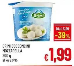 A&O Brimi bocconcini mozzarella offerta