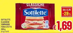 A&O Sottilette classiche formaggio fuso a fette offerta