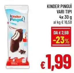 A&O Kinder pinguì offerta