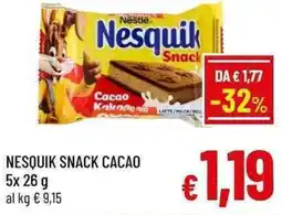 A&O Nesquik snack cacao offerta