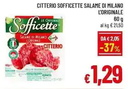 A&O Citterio sofficette salame di milano l'originale offerta
