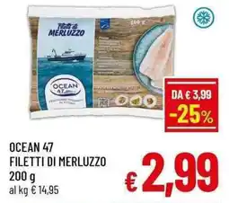 A&O Ocean 47 filetti di merluzzo offerta