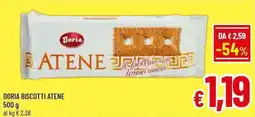 A&O Doria biscotti atene offerta