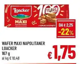 A&O Wafer maxi napolitaner LOACKER offerta