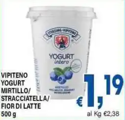 DEM Vipiteno yogurt mirtillo/ stracciatella/ fior di latte offerta