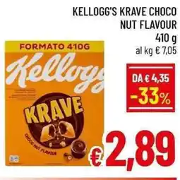A&O Kellogg's krave choco nut flavour formato offerta