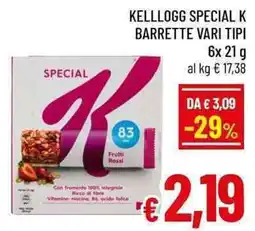 A&O Kelllogg special k barrette offerta