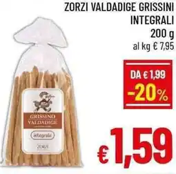 A&O Zorzi valdadige grissini integrali offerta