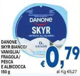 DEM Danone skyr bianco/ vaniglia/ fragola/ pesca e albicocca offerta