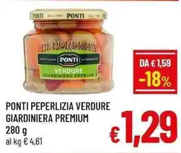 A&O Ponti peperlizia verdure giardiniera premium offerta