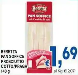 DEM Beretta pan soffice prosciutto cotto/praga offerta