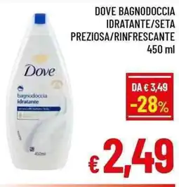 A&O Dove bagnodoccia idratante/seta preziosa/rinfrescante offerta