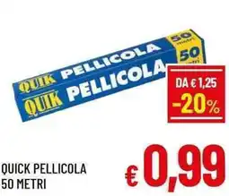A&O Quick pellicola 50 metri offerta