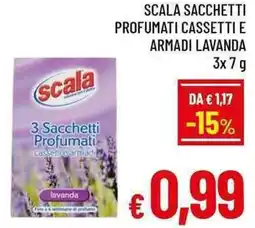 A&O Scala sacchetti profumati cassetti e armadi lavanda offerta