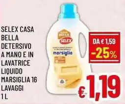 A&O Selex casa bella detersivo a mano e in lavatrice liquido marsiglia offerta