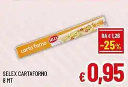 A&O Selex cartaforno 8 mt offerta
