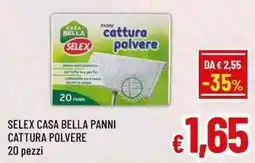 A&O Selex casa bella panni cattura polvere 20 pezzi offerta