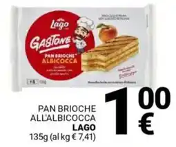 Supermercati Gulliver Pan brioche all'albicocca LAGO offerta