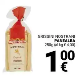 Supermercati Gulliver Grissini nostrani PANEALBA offerta