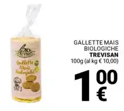 Supermercati Gulliver Gallette mais biologiche TREVISAN offerta