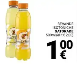 Supermercati Gulliver Bevande isotoniche GATORADE offerta