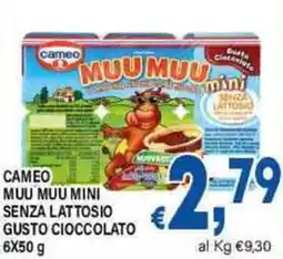 DEM Cameo muu muu mini senza lattosio gusto cioccolato offerta
