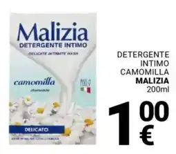 Supermercati Gulliver Detergente intimo camomilla MALIZIA offerta