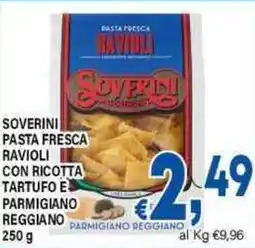 DEM Soverini pasta fresca ravioli con ricotta tartufo e parmigiano reggiano offerta