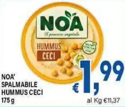 DEM Noa spalmabile hummus ceci offerta