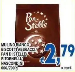 DEM Mulino bianco biscotti abbracci pan di stelle/ ritornell nascondini offerta
