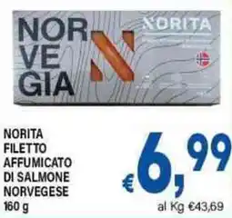 DEM Norita filetto affumicato di salmone norvegese offerta