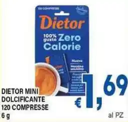 DEM Dietor mini dolcificante 120 compresse offerta