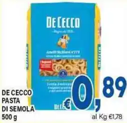 DEM De cecco pasta di semola offerta