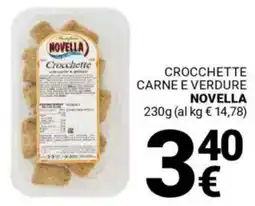 Supermercati Gulliver Crocchette carne e verdure NOVELLA offerta