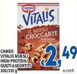 DEM Cameo vitalis muesli high protein offerta